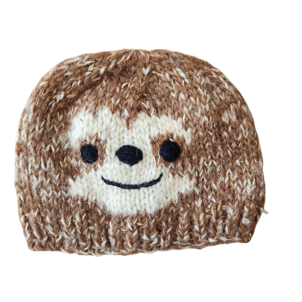 San Diego Hat Company Toddler Sloth Hat Brown Size 1-2 Years NWOT